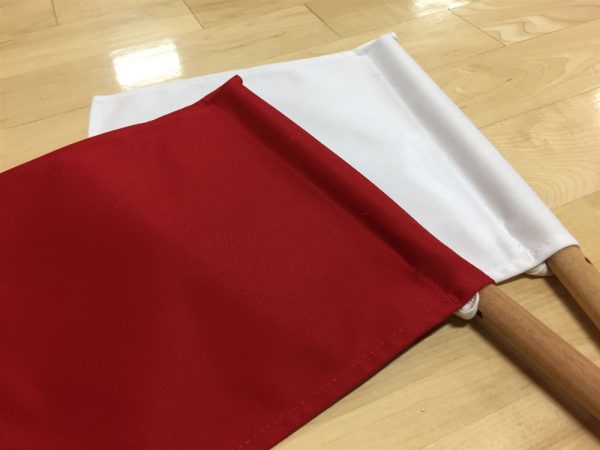 Shinpanki – Official Tournament Flag (Red/White)